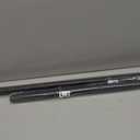 MEXAU Tension Curtain Rod for Window 40 to 78 Inch, Black, 1.26" Diameter