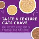 Stella & Chewy’s Carnivore Cravings Savory Shreds Canned Wet Cat Food Variety Pack – (2.8 Ounce Cans, Case of 12) (EXP 08/28/28)