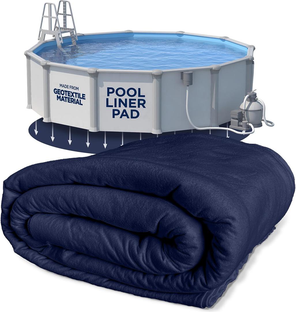 Shop Square 27-Foot Pool Liner Pad for Above Ground Pools - Under Padding, Above Ground Pad, Puncture Protection, Extend Liner Life, Durable Geotextile Material