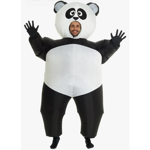Morph Giant Inflatable Panda Costume Adult, Inflatable Costume Panda, Blow Up Panda Costume, Halloween Costume Panda Adult