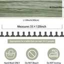 12 Pack 10Ft Cheesecloth Table Runner 35x120 Inch Boho Gauze Table Runner Cheese Cloth Long Romantic Table Runners for Wedding Bridal Shower Birthday Party Table Decor (Dusty Sage Green)