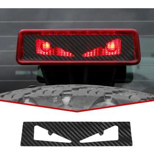 JeCar Third Brake Light Decal Carbon Fiber High Mount 3rd Brake Light Sticker Fit for Jeep Wrangler JK JKU 2007-2018 JeCar Third Brake Light Decal Carbon Fiber High Mount 3rd Brake Light Sticker Fit for Jeep Wrangler JK JKU 2007-2018