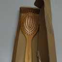 MRD Hair brush, Natural Bamboo Paddle Detangling Hairbrush, Massage Scalp Thick/Thin/Curly/Dry Hair For Women & Men