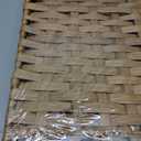SETVSON Cat Litter Box Enclosure Furniture, Large PE Rattan Cabinet,Natural