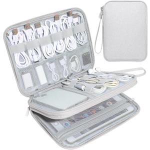 CILLA Electronics Organizer Travel, Travel Cord Organizer Case, Compact Electronics Accessories Bag for Cable, Cord, Charger, Phone