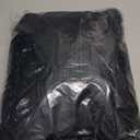 CozyLux Satin Fitted Sheet Queen Size, Black Silky Satin Bed Fitted Sheet Only with Microfiber, Deep Pocket, Single Bottom Sheet Sold Separately, Breathable, Smooth and Soft