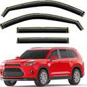Window Visors Rain Guards for Toyota Grand Highlander 2024-2027