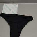 Beautikini Period Swimwear Bikini Menstrual Swim Bottoms Leakproof Low Waisted Period Bathing Suit Bottoms for Teen Girls (Small, Black)