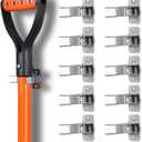 HORUSDY 10 Pack Spring Grip Mop and Broom Holder for Shovel, Rake, Broom, Mop Holder, Etc.