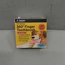 Jasper Dog Toothbrush, 360 Dog Tooth Brushing Kit, Cat Toothbrush, Dog Teeth Cleaning, Dog Finger Toothbrush, Dog Tooth Brush for Small & Large Pets, Dog Toothpaste Not Included - Pink 2-Pack