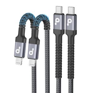 2 x USB C to Lightning Cable 6FT 2Pack, iPhone Charger Fast Charging, USBC iPhone Charger, Type C iPhone Charging Cord [Apple MFi Certified] for iPhone 14 13 12 11 Pro Max Xs 8 Plus and More