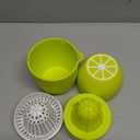 Lechin Hand Juicer - Citrus Juicer with Lemon Shape - Hand Lemon Juicer with Two Press Options for Different Fruits