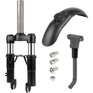 MIMIRACLE Front Suspension Kit Fork Suspension Compatible with Xiaomi M365/Pro/Pro2/1S Electric Scooter Shock Absorption Parts Anti-Vibration Accessories with Foot Stand and Front Fender