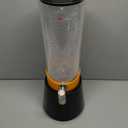 KK KMKGOKO 3-Liter Drink Dispenser Tower, 105fl oz Beverage Dispenser with Removable Ice Tube, Tabletop Drink Mimosa Dispenser (105fl oz / 3L)