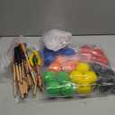 72 Pcs Hockey Party Favors Include 24 Hockey Pencils with Erasers 24 Balls 24 Bags Pencils Foam Balls Gifts for Classroom School Birthday Party Prize