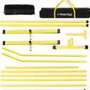 PICKLETECH 4.0 Slim Version Portable Pickleball Nets Outdoor Game 22 FT Pickleball Net-USAPA Regulation Size-Pickle Ball Net System with Carrying Bag for Driveway