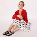 The Drop Women's Avona Two Strap Slide Sandals (10, Black)