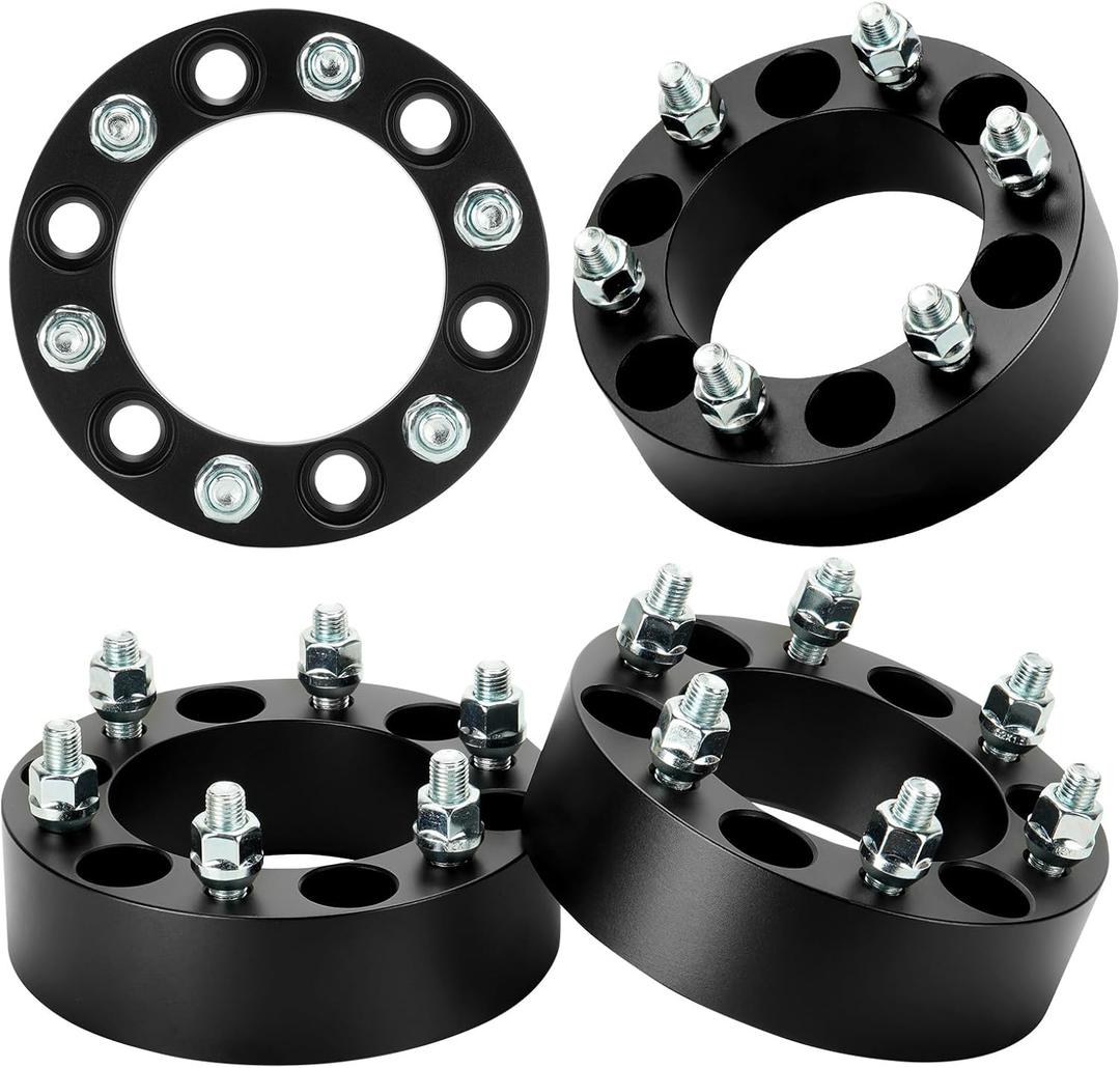 Aeagle 6X5.5 Wheel Adapters, 2" 6x139.7 M12x1.5 Studs 108mm Bore Forged 6 Lug Wheel Spacers for 1995-2023 & 2016-2023 Tacoma, 2000-2006 Tundra 4PCS
