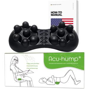 Butt Massage Tool Tight Back - Release Piriformis, Hip, SI Joint & Myofascial Trigger Points Relief (Non-Electric)