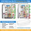 UPGRADED WPW10710203 Refrigerator Door Bin Compatible With Whirlpool Kenmore Refrigerator Door Shelf W10710203 W10451871 Whirlpool Shelf Replacement WRS571CIHZ01 WRS588FIHZ00 WRS571CIHZ04 WRS571CIDM01