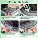 OLELON Mold Stain Remover Gel for Washing Machine Cleaner Front Loader Rubber Grout Cleaner Home Stain Removal Gel for Washer Showers Bathroom and Floor Tile - 300ML (5 Fl Oz (Pack of 2))