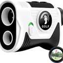 Golf Rangefinder with Slope Switch, 1200 Yards Laser Range Finder for Golf, Flag Lock Vibration, 7X Magnification, USB-C Rechargeable, Magnetic Mount, Tournament Legal Golf Gifts for Men