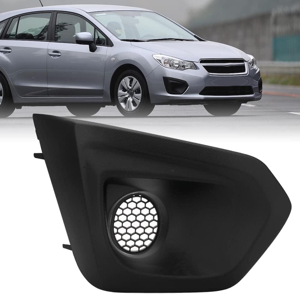 Fog Light Cover Compatible with 2012 2013 2014 Subaru Impreza Black Front Bumper Fog Lamp Covers Right Passenger Side