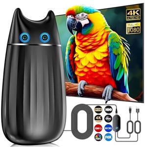 2026 Strongest TV Antenna Long Range 360° Reception HDTV Antenna for Local Channels with Amplifier