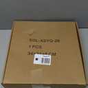 24" Real Touch Cedar Wreath for Front Door, Artificial Christmas Wreaths Faux Cedar Green Fake Pine Needles Wreath for Front Door Wall Windows Indoor Outdoor Christmas Decor