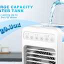 Portable Air Conditioners, Mini Air Conditioner Personal Evaporative Air Cooler with 4 Speeds 7 Colors, 600ML Portable Ac Unit Fan 2 Cool Mist Cooling Fan for Room Office Car