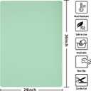 Silicone Mat Heat Resistant Mats for Countertop, Large Silicone Mats for Crafts Kitchen Counter Workbench Table protector, Size 36x24 inches Thick 2mm,Rolled Package,Light Green