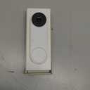 Google Nest Doorbell (Wired, 3rd Gen) - 2K Video and Gemini, Live View, Night Vision, 2-Way Audio - Works with Google Home - 2025 Model - Snow