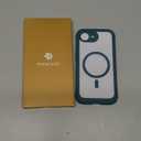 Miracase for iPhone 17e Case & iPhone 16e Case, Full-Body Phone with Built-in Glass Screen Protector, [Magnetic with MagSafe] Military Drop Proof 17 E/ 16 E Cover Bumper 6.1 inch, Green