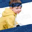 Fumwase 10 Pieces Boys Athletic Sweatbands Headbands 16 inch Elastic Sports Wicking Headbands Breathable Soft Sweatband Head Wrap for Basketball Football Cycling Running