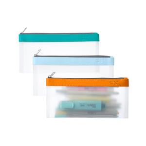 Mr. Pen- Clear Pencil Pouch, 8.50"x4.25", 3 Pack, Durable TPU Material, Medium Water-Resistant Pencil Bags with Smooth Zipper, Multipurpose Clear Pouch for Stationery, School, Office, Travel Supplies