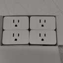 meross Smart Plug Mini, 15A & Reliable Wi-Fi, Support Apple HomeKit, Siri, Alexa, Echo, Google Assistant and Nest Hub, App Control, Timer, No Hub Needed, 2.4G WiFi Only, 4 Pack