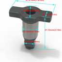 Palart 1/2'' N415875 replacement Fits 18V 20V Dew impact wrench anvil assembly DCF899HB type1-3,DCF899HP type1-3.(Not suitable for type 4)