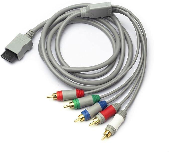6Ft Component HD AV Cable to HDTV-EDTV (High Definition 480p) Compatible with Nintendo Wii and Wii U