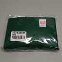 Collapsible Felt DEEPGREEN Storage Bin Small 7.1"x5.1"x5.1"  Foldable Basket with Handles for Closet, Toy Storage, Laundry Room Organization, Decorative Storage Baskets for Shelves, Nursery