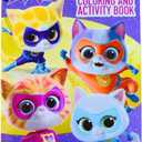 Super Kitties Coloring and Activity Book with Stand-Up Character on Back - 80 Pages