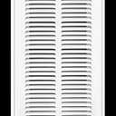 HVAC Premium 8" X 32" Steel Return Air Filter Grille for 1" Filter - Removable Face/Door - HVAC Duct Cover - Flat Stamped Face - White [Outer Dimensions: 10 5/8"w X 34 5/8'h]