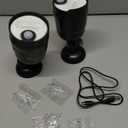 Battery Operated Motion Sensor Light Outdoor, 4000mAh Rechargeable 600 Lumen Battery Powered Spotlight Outdoor Waterproof for Porch, Garage, House(2 Pack)(Non-Solar)