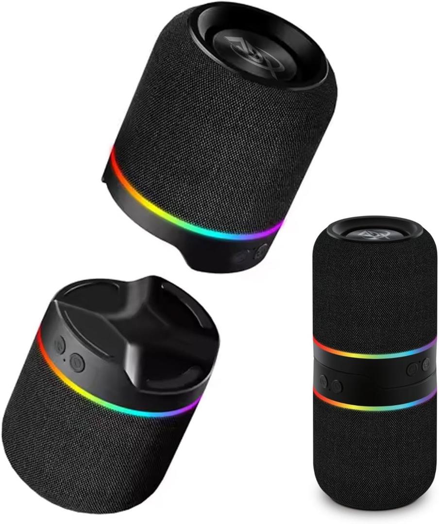 ADX True Wireless Stereo Split Speakers  Detachable Wireless 5.3 System with Dual 52mm Drivers for Immersive Cinematic Audio & Clear Outdoor Volume (Black)