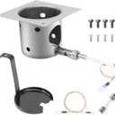Hisencn Fire Burn Pot and D2 Hot Rod Igniter Kit for Traeger Pro 575 & 780, Ironwood 650 & 885, Timberline 850 DC &1300 DC Wood Pellet Grills with D2 Direct Drive and WiFIRE Technology