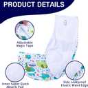 2 x MICOOYO Belly Bands for Male Dogs, 3 Pack Reusable Dog Diapers Male for Puppy Doggie, Washable Male Dog Wraps (S, Animals)