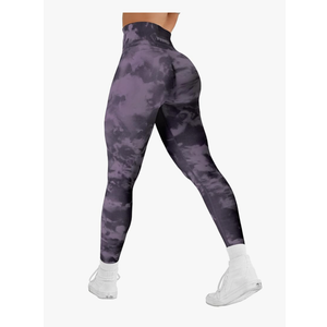 YEOREO Workout Leggings for Women Jada Scrunch Butt Lifting Leggings Seamless Screen Print Gym Yoga Pants, M