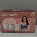 Momcozy M5 Smart APP Controlled Wearable Breast Pump, Hands-Free Wireless Electric Pump, 3 Modes 9 Suction Levels, BPA-Free, Portable Lightweight, 24mm Flange, 2-Pack Cozy Red