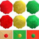 2 x Fancy Land 540 Pcs Christmas Wax Seal Stickers Embossed Foil North Pole Official Seals for Envelopes Holiday Gifts Packages Party Favors