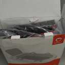 QPAU Snow Sled with Premium Canvas Cover, 2 Person Inflatable Heavy Duty Snow Tube with Reinforced Handles, Snow Sleds for Kids and Adults, Winter Toboggan Outdoor Toys Gifts for Family (Red)