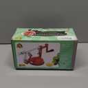 Apple Peeler Corer, Long lasting Chrome Cast Magnesium Alloy Apple Peeler Slicer Corer with Stainless Steel Blades and Powerful Suction Base for Apples and Potato(Red)